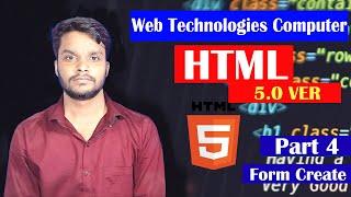 Html Form Tutorial In HIndi  Part 4  How To Make Form Html Tage  Form Tage In Html Hindi [upl. by Grodin589]