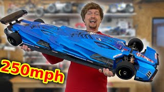 100HP 32s Quad Motor Project Worlds FASTEST RC Car build [upl. by Atilegna]