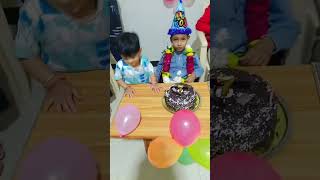 Shiva gaya birthday me 🎁🎂🎉 trending shorts subscribe cutebaby shortsvideo kids [upl. by Alves969]