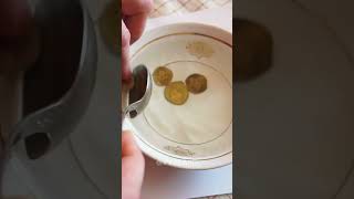 coin cleaning coin coincollecting oldcoins cleaningtips [upl. by Ordnajela537]