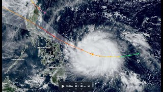 Violent Typhoon Philippines Be ready and stay safe 🌧 [upl. by Tony]