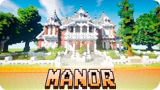 Minecraft  Renaissance Manor  Beautiful House w Download [upl. by Yerffoj]