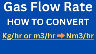 How to Convert Kghr to Nm3hr  m3hr to Nm3hr  kghr to Nm3hr  m3hr to kghr [upl. by Kaslik]