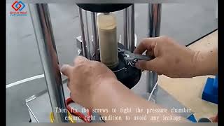 Soil Triaxial test demo [upl. by Rainger]