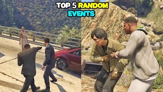 Top 5 Best Random Events in GTA 5 Part 3 [upl. by Vassili]