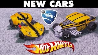 Rocket League  New Hot Wheels Cars Gameplay Twin Mill III amp Bone Shaker [upl. by Airitak]