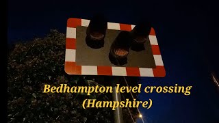 Bedhampton Level crossing in hampshire [upl. by Jeanelle]