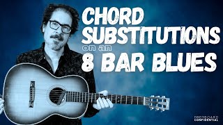 Chord Substitutions On An 8 Bar Blues [upl. by Bonina]