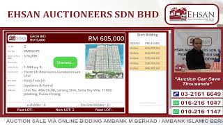 PROPERTY AUCTION SALE VIA ONLINE BIDDING AMBANK M BERHAD  AMBANK ISLAMIC BERHAD [upl. by Wieren]