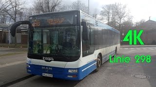 4K Buslinie 298 Düren Hbf  Euskirchen Hbf Part 1 [upl. by Neevan]