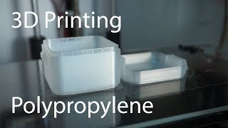 3D printing with Verbatim Polypropylene PP [upl. by Burty]