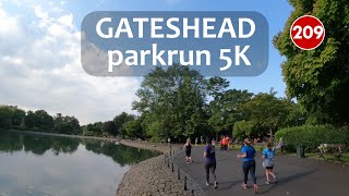 Treadmill Virtual Run 209 Gateshead parkrun [upl. by Hcaz885]