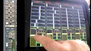 iPad controls the Harrison Mixbus2 [upl. by Nadual]