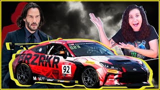 Keanu Reeves RACES At The Final Toyota GR Cup North America  DRS [upl. by Ynohtona377]