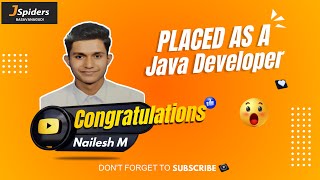 Nailesh Triumphs Over Tough Interview to Become Trainee Java Developer  Jspiders Basavanagudi [upl. by Dreeda]