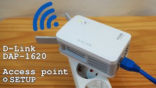 DLink DAP1620 WiFi Extender • Access point mode setup [upl. by Janith460]