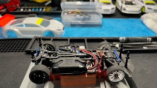 AWD vs RWD  128 Scale RC miniz rcracing rccrash [upl. by Yecal]