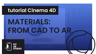 Cinema 4D Materials from CAD to AR [upl. by Eibbed216]