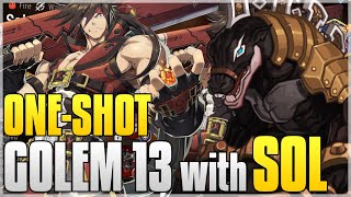 Epic Seven  1SHOT GOLEM 13 with SOL King of Golem [upl. by Armilda]