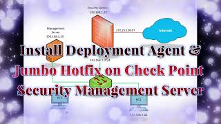 Lab 3 How to install Deployment Agent amp Jumbohotfix on Checkpoint Security Management Server R8120 [upl. by Limann816]