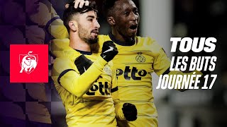 TOUS LES BUTS JOURNEE 17 👀⚽ Moments forts de la Jupiler Pro League 2324 [upl. by Clarey]