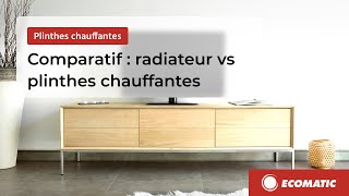 ECOMATIC  Radiateurs VS Plinthes chauffantes 🔥 [upl. by Droffig]