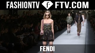 Fendi SpringSummer 2016 Backstage  Milan Fashion Week MFW  FTVcom [upl. by Reggie]