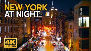 NEW YORK Sounds for Study and Meditation Chinatown NYC  Relaxing Night Cityscape [upl. by Runstadler]