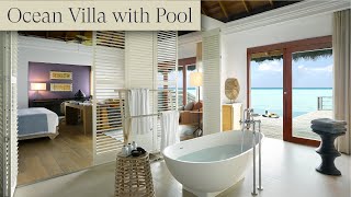 Ocean Villa with Pool  Dusit Thani Maldives [upl. by Aivonas329]