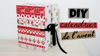 DIY calendrier de lavent en carton [upl. by Addis]