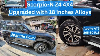 ScorpioN Z4 4X4 upgraded with 18 inches OEM Alloys amp Apollo 265 60 R18 AT2 Tyres  Pricing [upl. by Ines82]