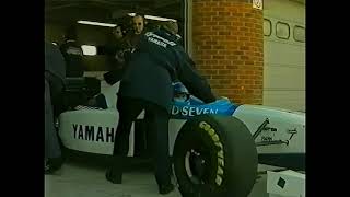 1996 February 01  Tyrrell 024 shakedown by Mika Salo  Brands Hatch [upl. by Melc603]