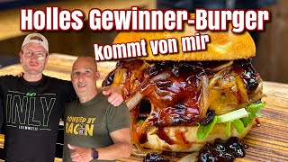 PastramiCranberryPeanutbutter Burger  Westmünsterland BBQ [upl. by Alleram]