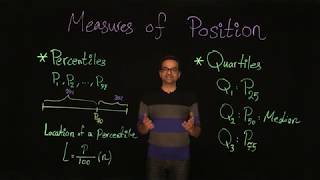 Measures of Position Percentiles amp Quartiles [upl. by Dusen]