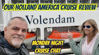 Holland America Cruise Review  Volendam  Weekly LIVE Cruise and Travel QampA [upl. by Audi]