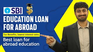 SBI Education Loan for Study Abroad  Interest Rates Benefits amp More  Loans up to 15 Cr 💸 [upl. by Annah949]