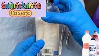 ¿CÓMO HACER TU PROPIO SANITIZANTE PARA UÑAS casero💅🏻 [upl. by Sykes]