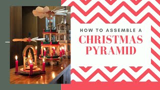 How to Set Up a Christmas Pyramid  Christmas Carousel [upl. by Kcinimod]