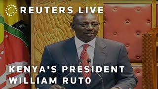 LIVE Kenyas President William Ruto delivers State of the Nation address [upl. by Gabie]