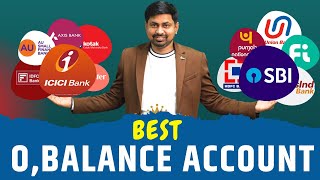 Best Zero Balance Account 2024  Kotak Zero Balance account open  Zero balance Account Kaise Khole [upl. by Jaquenetta]