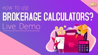 Using Brokerage Calculators with GST  Zerodha Angel Broking 5Paisa ICICI and 70 more brokers [upl. by Clementi]