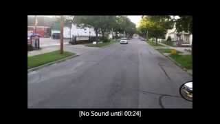 Woman drives on sidewalk to avoid school bus [upl. by Niac443]