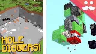 Experimenting with AUTO DIGGERS for Hermitcraft [upl. by Htor275]