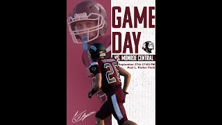 WesDel Varsity Football vs Monroe Central [upl. by Aened]