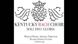 Kentucky Bach Choir  Jesu Meine Freude Movement 2 BWV 227 [upl. by Pentheas]