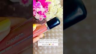 Perfect Mauve Colour💄🌼🌸 chambor review lipsticklover beautyproducts makeup nykaa lipstick [upl. by Damicke]