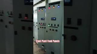 Steel Plants Feed Control Panels with PLC [upl. by Lauber]