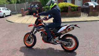 KTM 690 sm wheelie [upl. by Islehc]