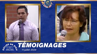 Témoignages 11 juillet 2024  ÉDMJCI [upl. by Nevear423]