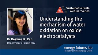 Webinar Understanding the mechanism of water oxidation on oxide electrocatalysts [upl. by Adelaja]